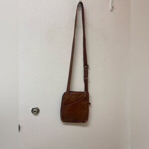 OSGOODE MARLEY Brown Crossbody Leather Bag 10.25x8x2